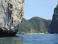 Phi Phi Lee Insel: Maya Bucht mit Badestrand